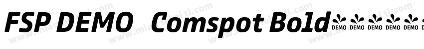 FSP DEMO   Comspot Bold字体转换
